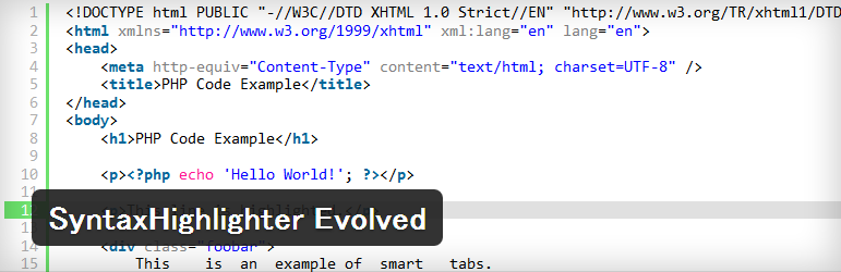 SyntaxHighlighter Evolved