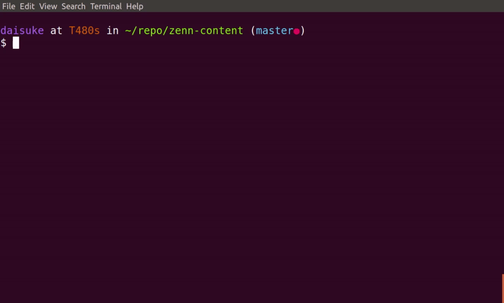 docker-zenn-editorの実行デモ
